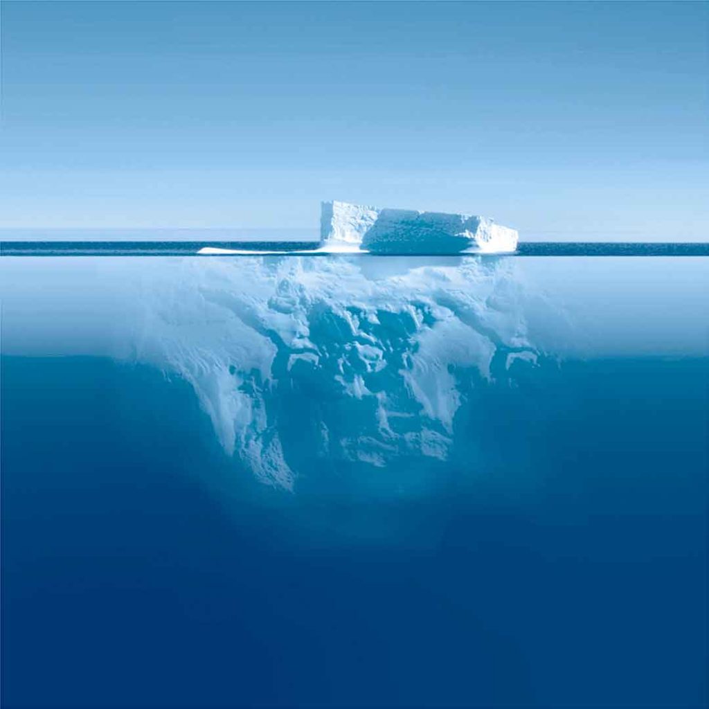 Eisberg voraus! Herausforderungen im Leben meisten